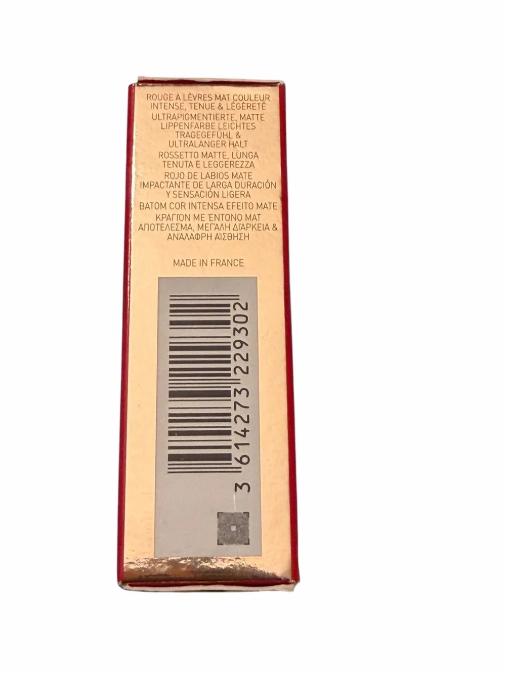 VALENTINO Rosso Valentino Matte 219A Star Studded Lipstick New Red France Makeup